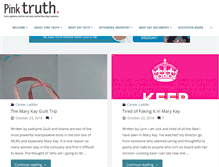 Tablet Screenshot of pinktruth.com